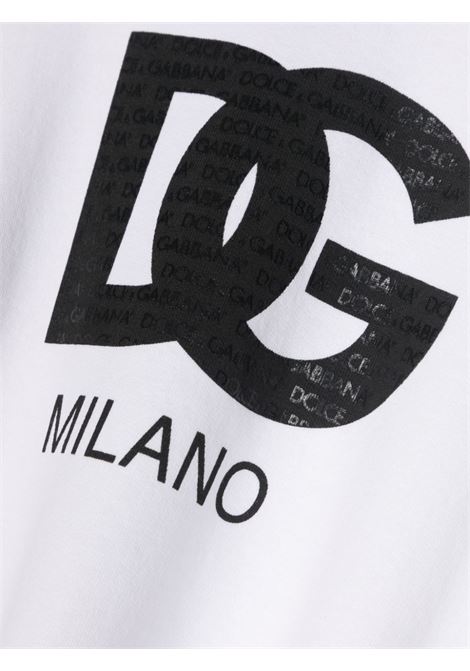 Felpa con stampa DOLCE & GABBANA KIDS | L4JWHZ G7L4NW0800
